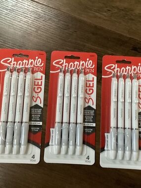 Sharpie S-Gel pens bundle New black ink  0.7mm medium point 3 packs